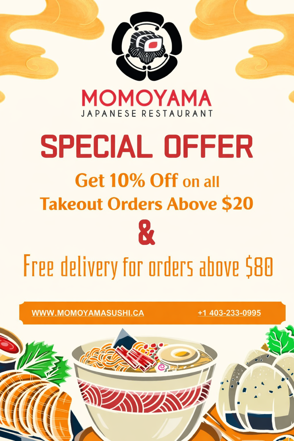 Special Offer at Momoyama Sushi