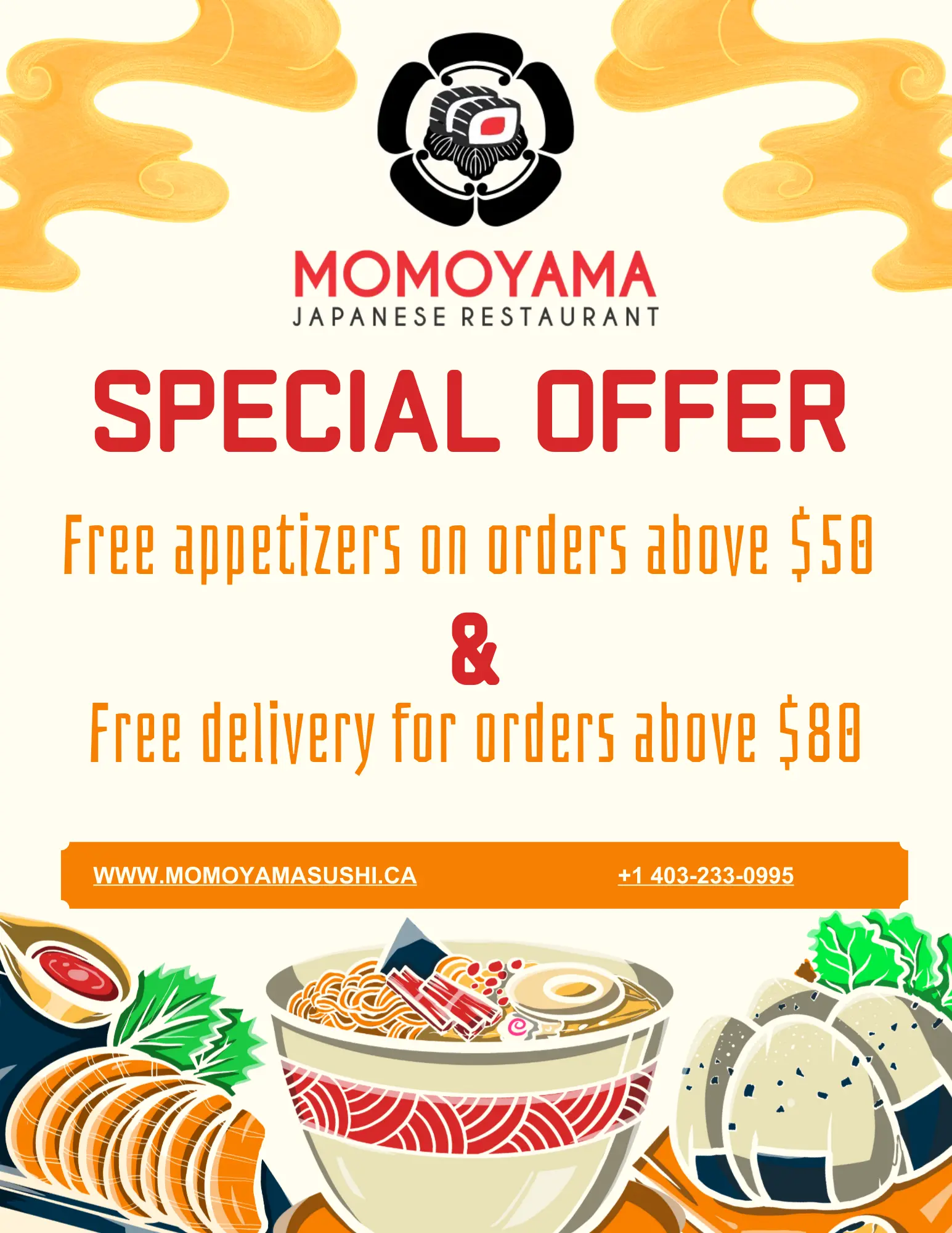 Special Offer at Momoyama Sushi