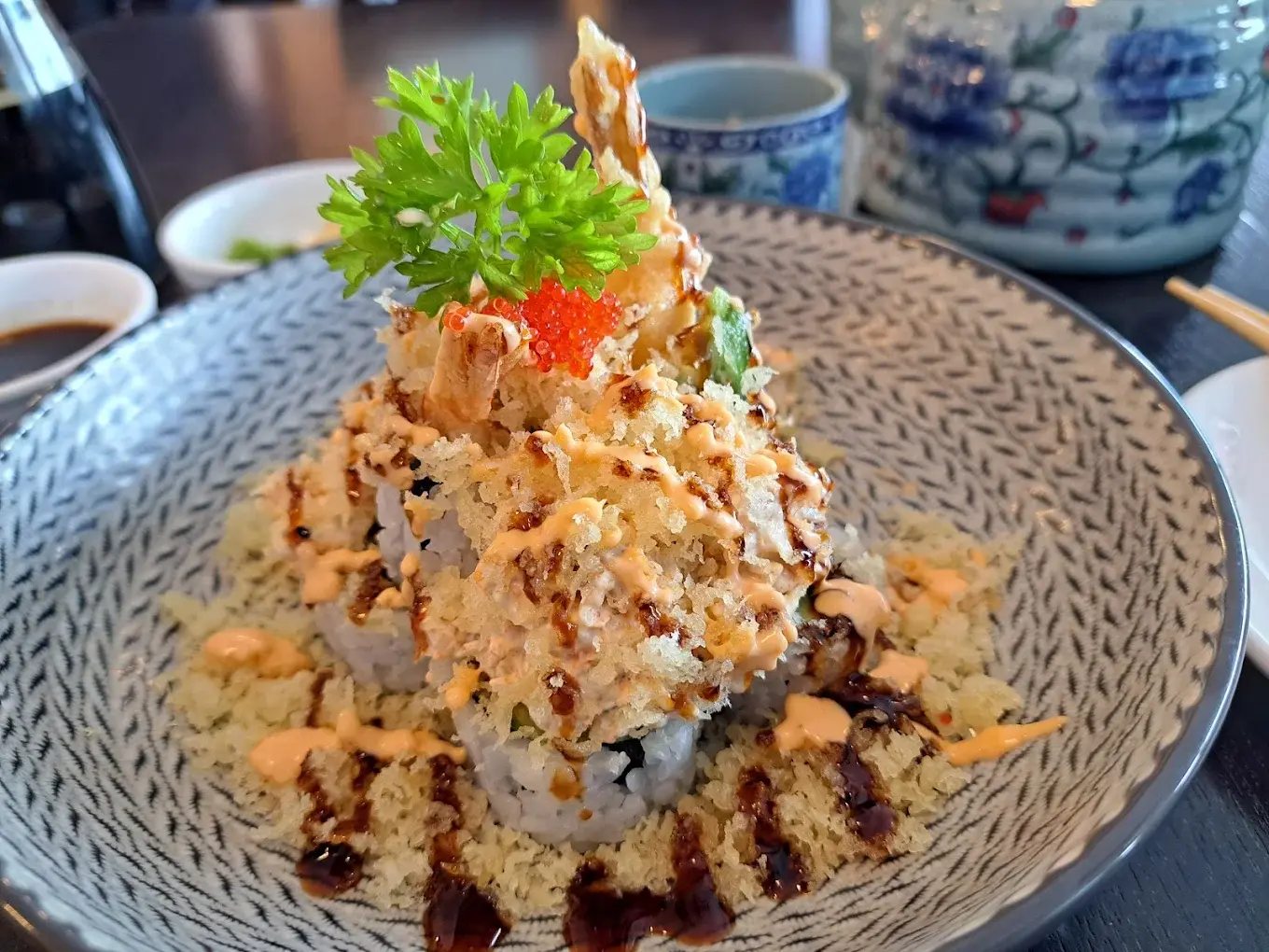 Beef tataki at Momoyama Sushi Calgary, AB